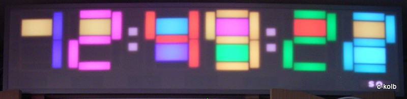 RGB-LED-Uhr
