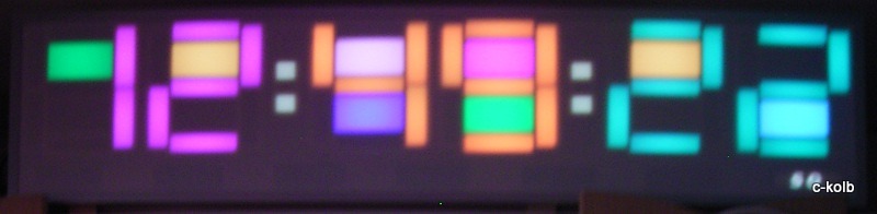 RGB-LED-Uhr